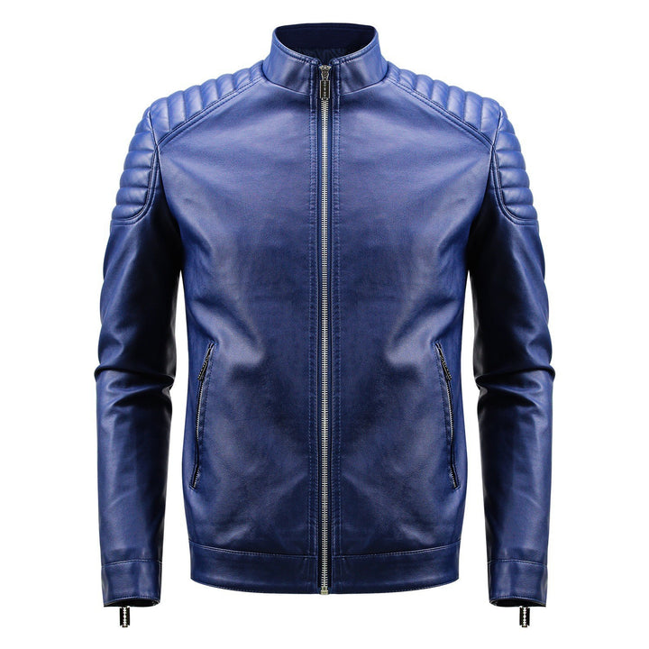 Herren Modische Lederjacke Drune