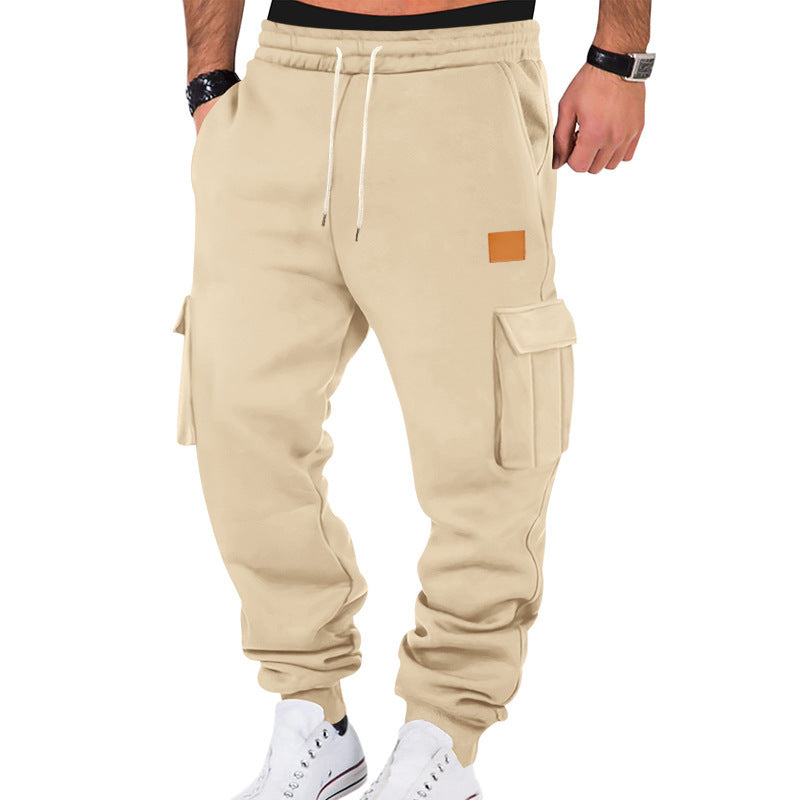 Herren Cargo-Jogginghose mit praktischen Seitentaschen und elastischem Bund Drune
