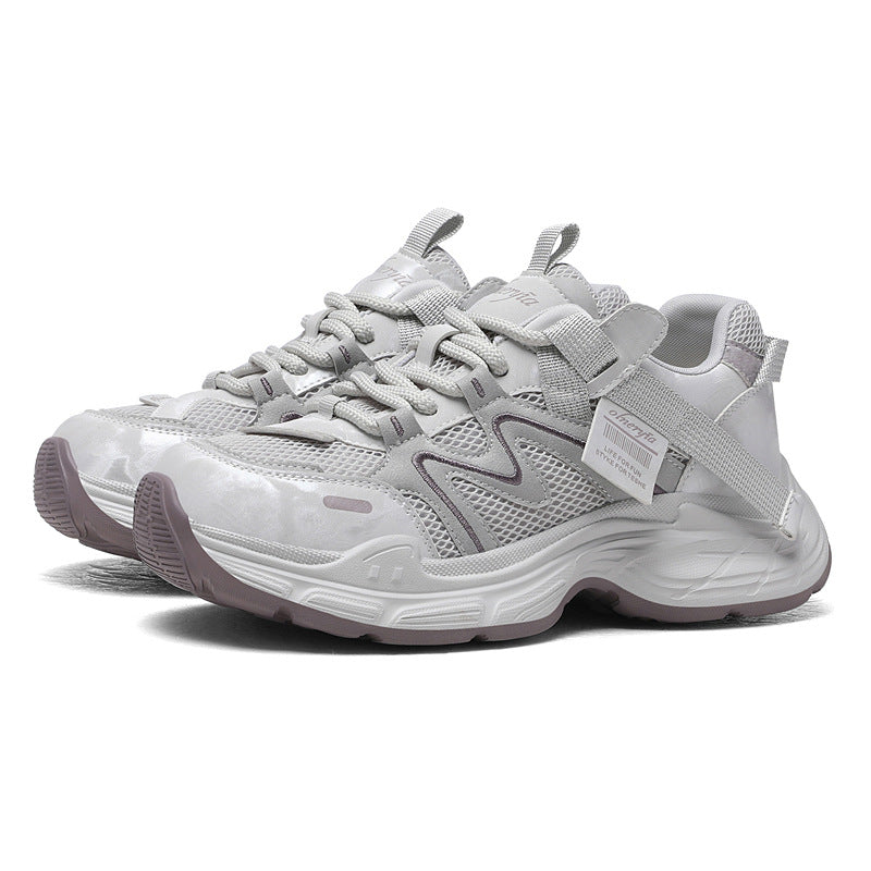 Damen Sportliche Lifestyle-Sneaker mit atmungsaktivem Obermaterial und rutschfester Sohle Drune