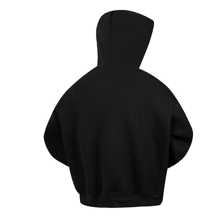 Herren Oversize-Kapuzenpullover mit Kängurutasche und Raglanärmeln Drune