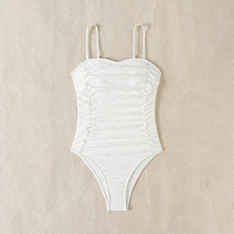Damen Eleganter und figurbetonter Einteiler Badeanzug Drune