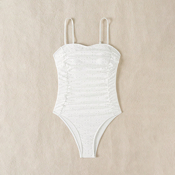 Damen Eleganter und figurbetonter Einteiler Badeanzug Drune