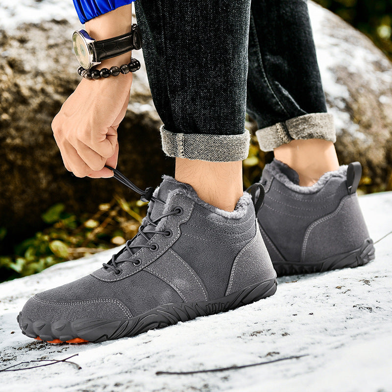 Herren Gefütterter Trekking-Sneaker im Kurzstiefel-Design Drune
