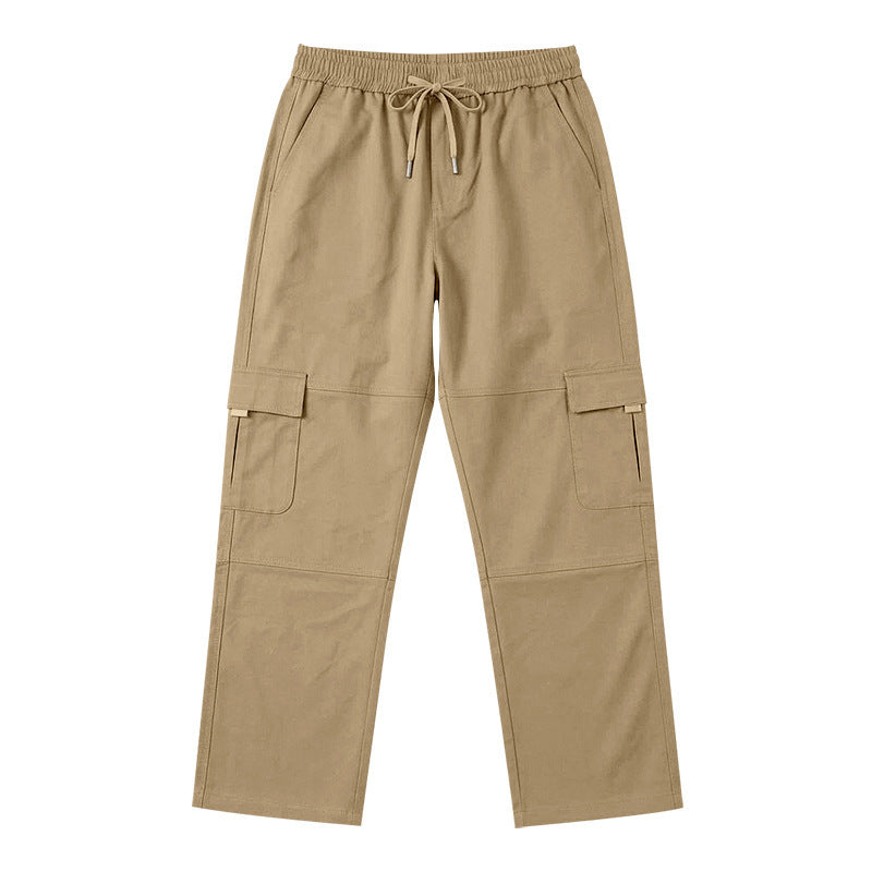 Herren Cargohose mit weitem Schnitt und elastischem Bund Drune
