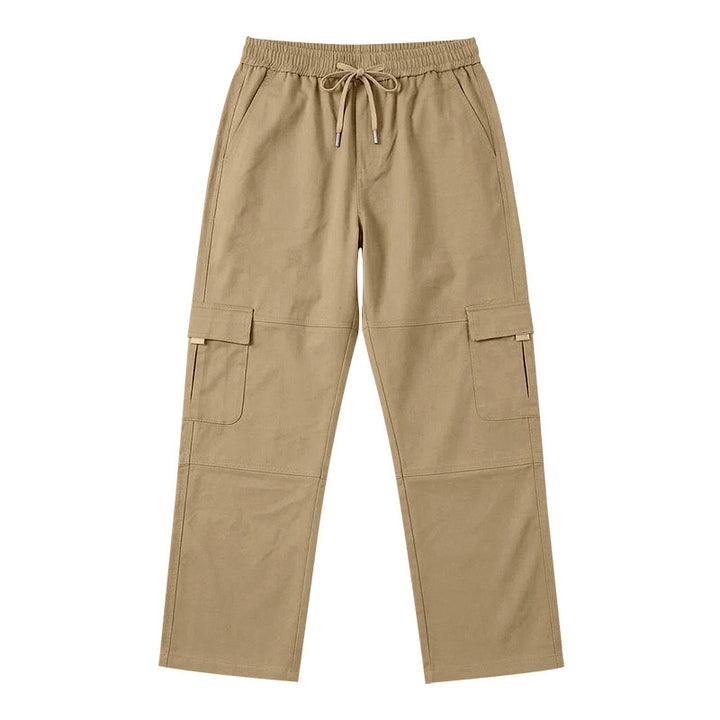 Herren Cargohose mit weitem Schnitt und elastischem Bund Drune