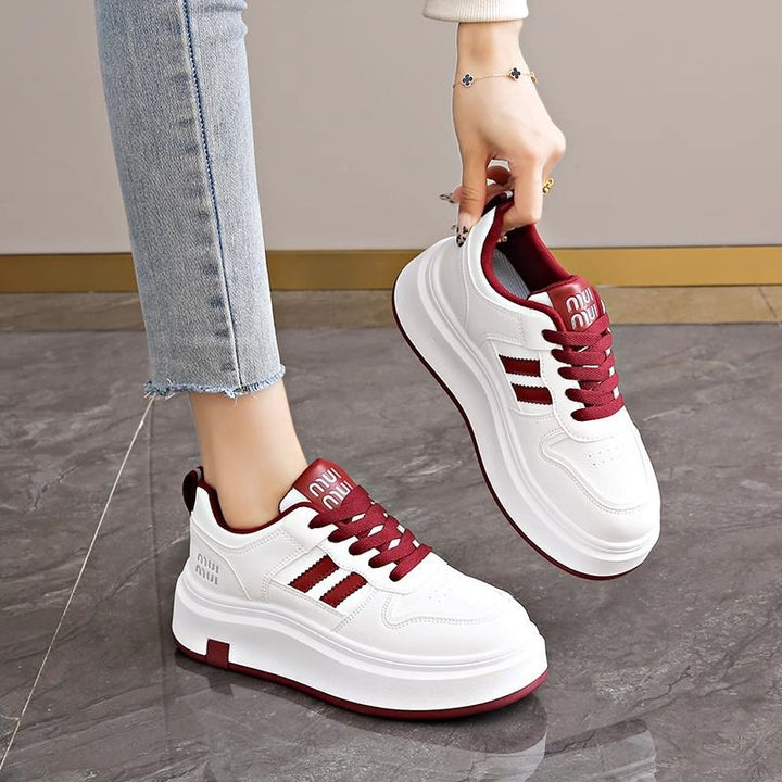 Damen Sportliche Sneakers mit doppelter Dämpfung und atmungsaktiver Mesh-Oberfläche Drune