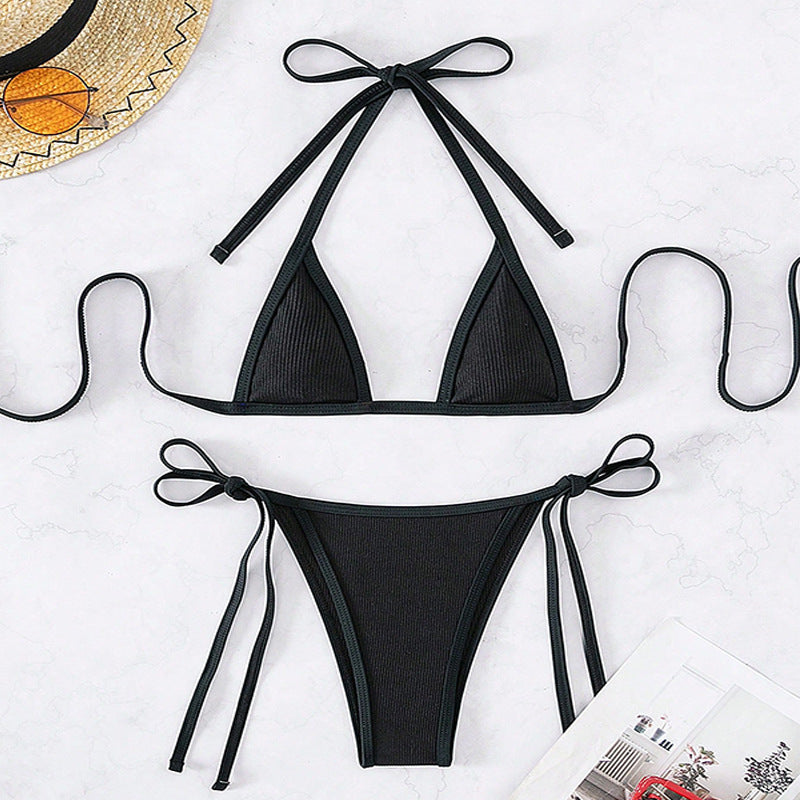 Damen Triangel-Bikini mit verstellbaren Bindebändern Drune 1782096956