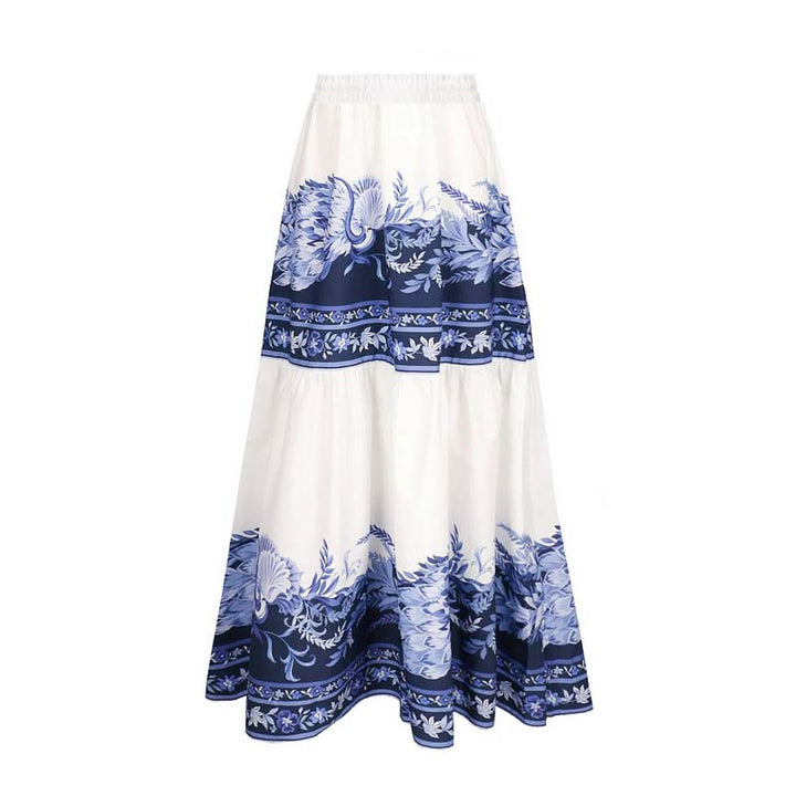 Damen Einteiler Badeanzug mit floralem Design und V-Ausschnitt Drune