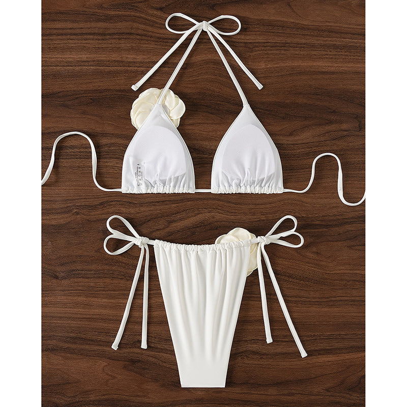 Damen Bikini-Set mit verspieltem Blumenmotiv Drune