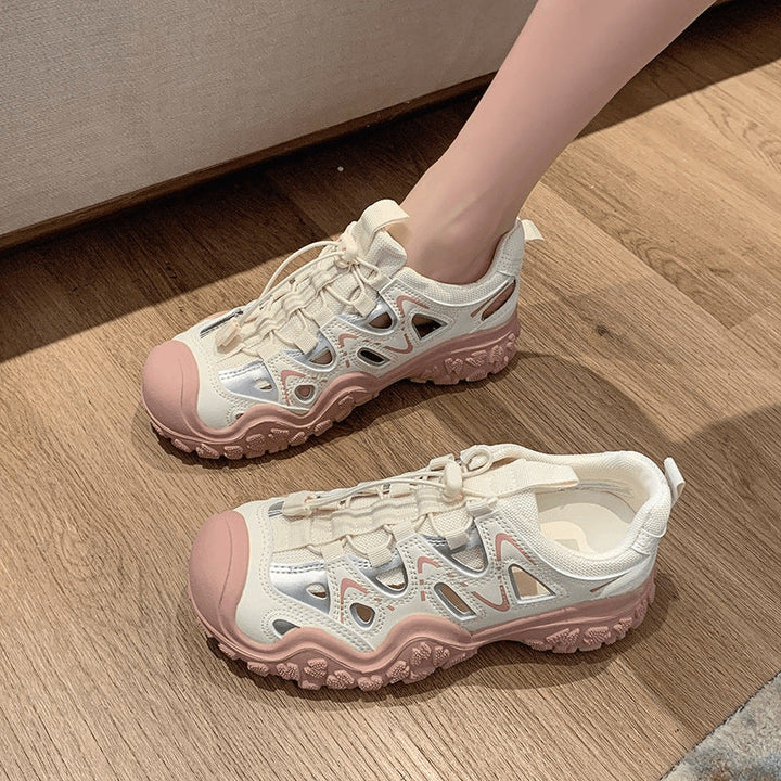 Damen Sportliche Sneakers mit rutschfester Sohle und atmungsaktivem Obermaterial Drune