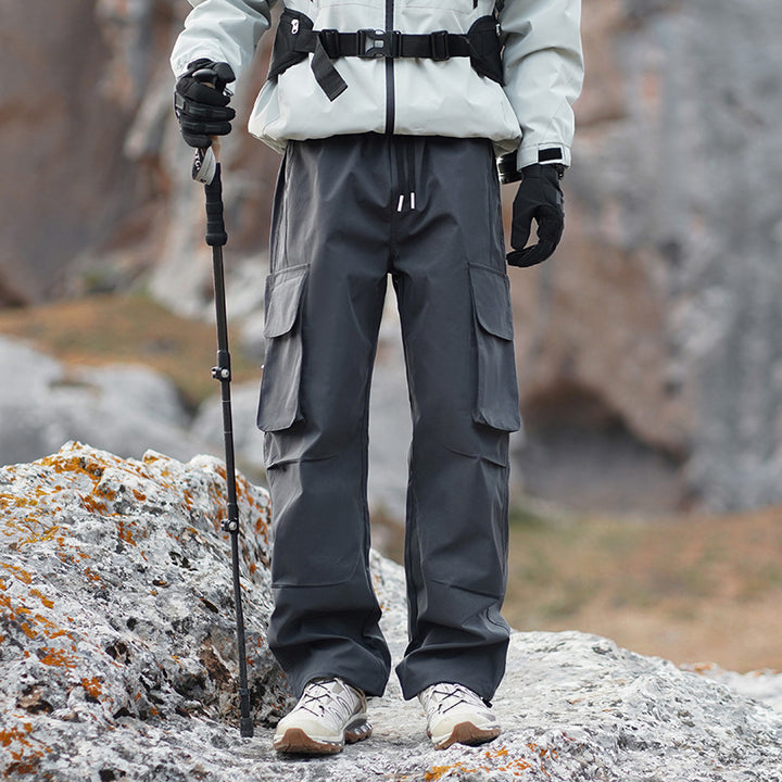 Herren Technische Outdoor-Cargohose mit Multifunktionstaschen und Stretcheinsätzen Drune