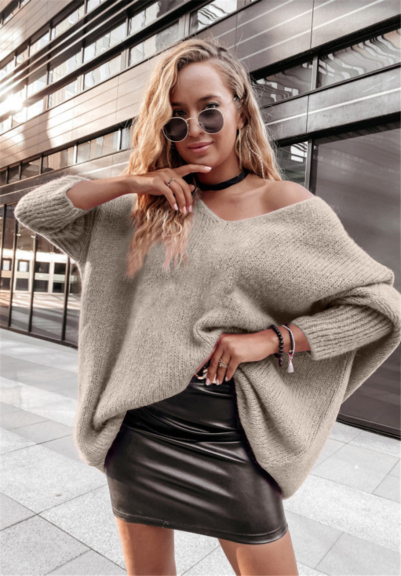 Drune | V - Ausschnitt Strickpullover