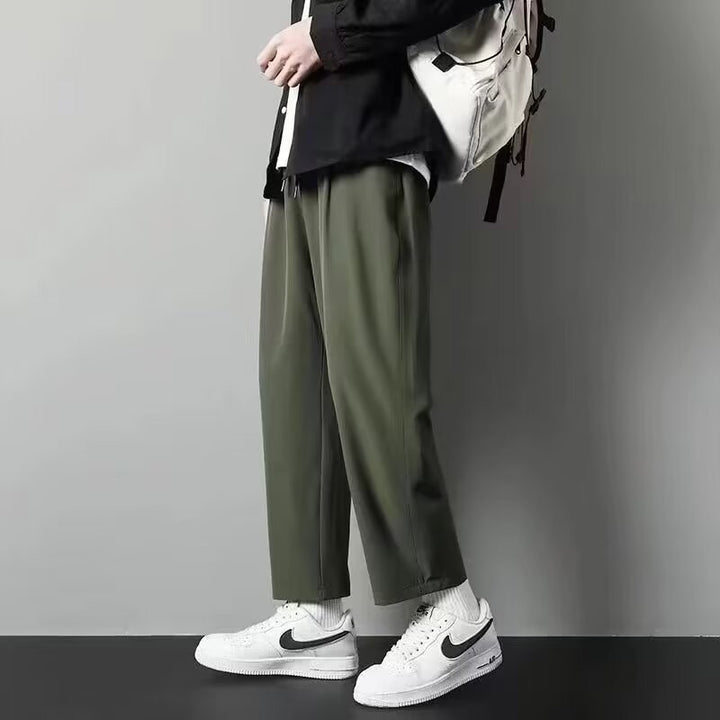 Herren Locker geschnittene Chino-Hose Drune