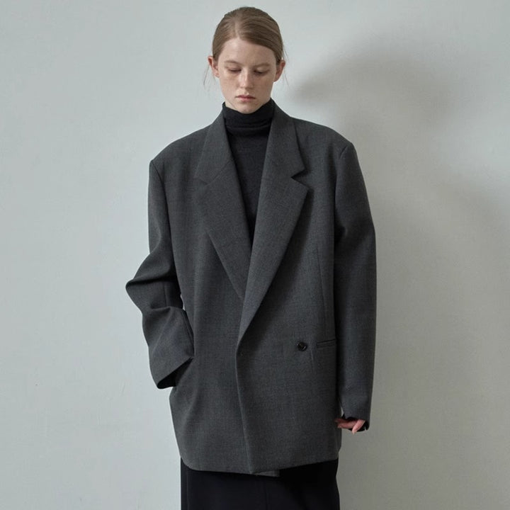 Damen Oversize-Blazer im klassischen Stil Drune