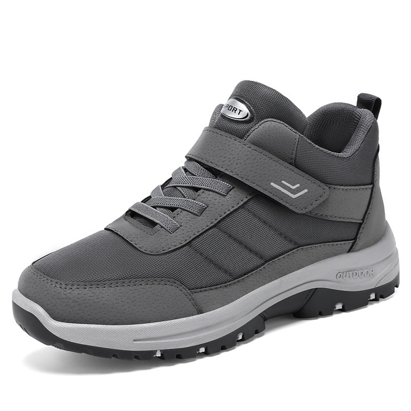 Herren nan multifunktionaler Outdoor-Halbschuh mit Klettriemen, stoßdämpfender EVA-Zwischensohle und griffiger Trailsohle Drune