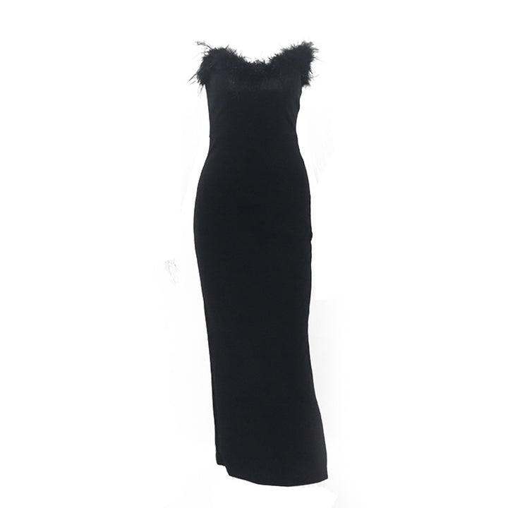 Damen Hochwertiges Sommerkleid mit feinem Spitzenbesatz Drune