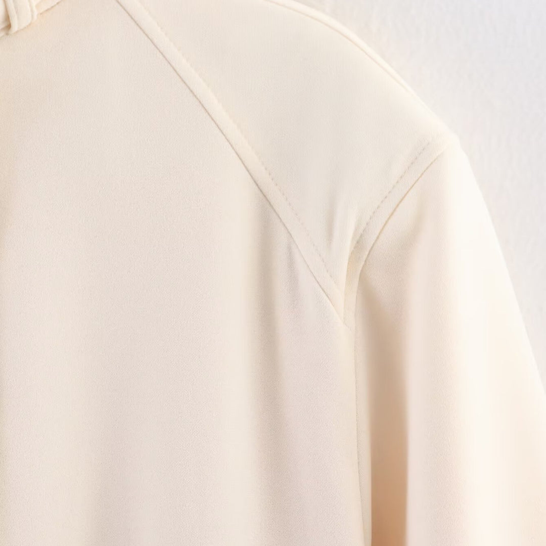 Damen modische Übergangsjacke mit elegantem Stehkragen Drune