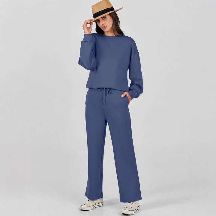 Damen entspannten Komfort Sweatset Drune