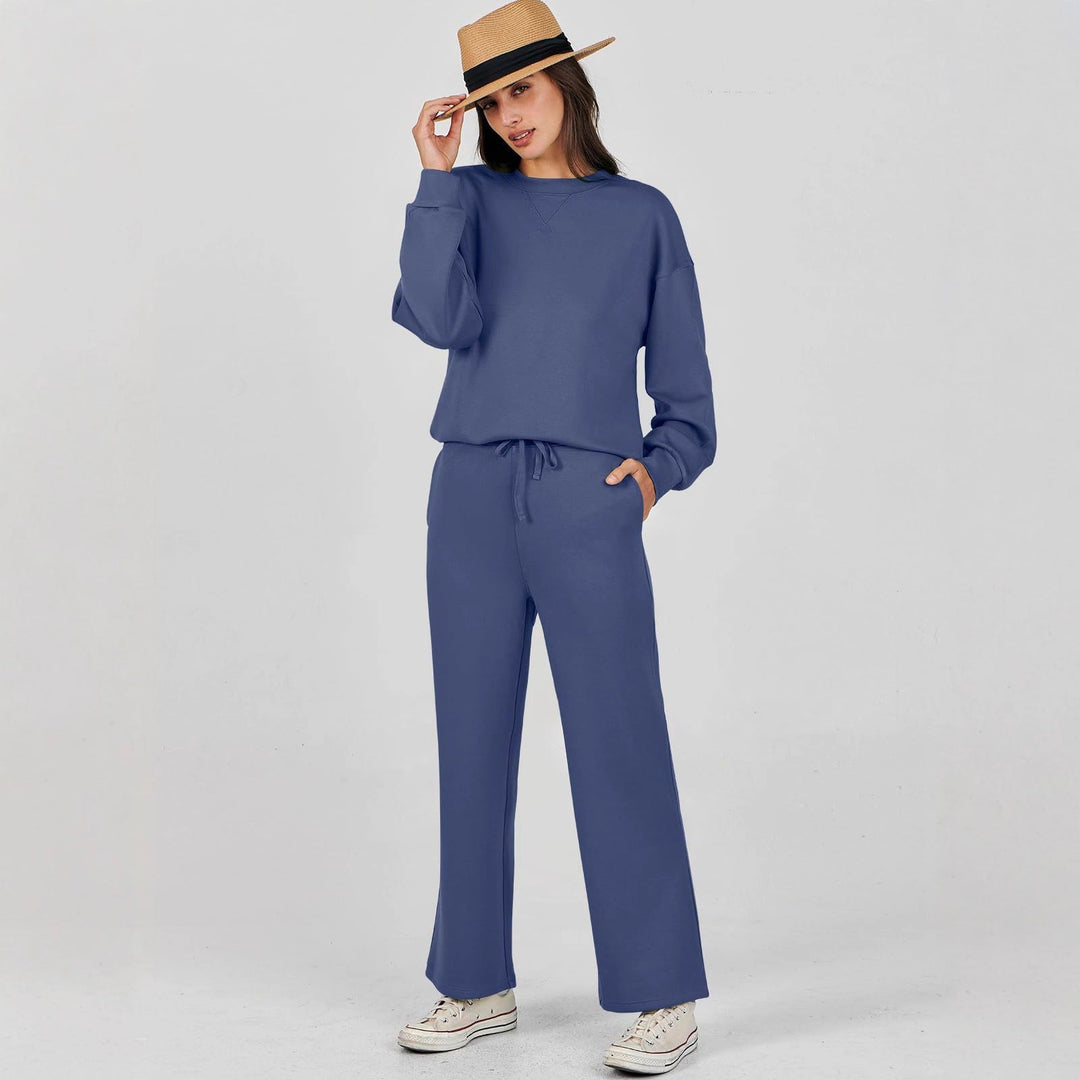 Damen entspannten Komfort Sweatset Drune