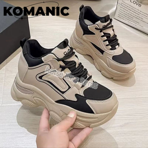 Damen Sportliche Chunky Sneakers mit gepolsterter Sohle und modischem Design Drune