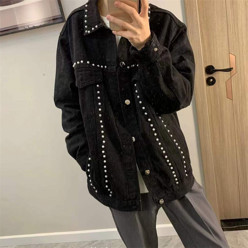 Damen Oversized Jeansjacke Drune