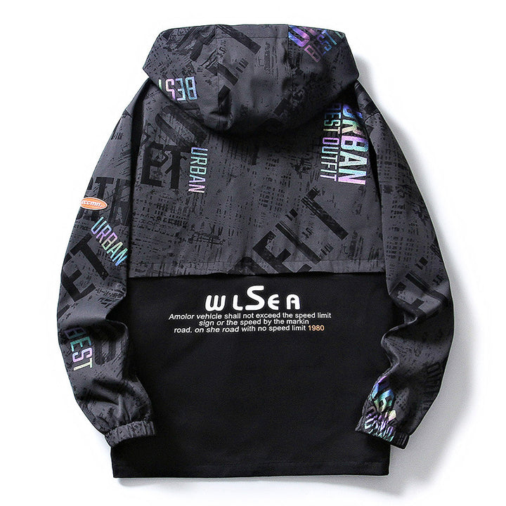 Herren Sportliche Jacke mit Grafischem Design Drune