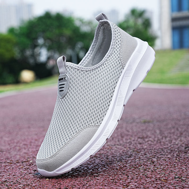 Unisex nan ultraleichter Netz-Slipper mit viskoelastischem Fußbett und flexibler rutschfester Laufsohle Drune