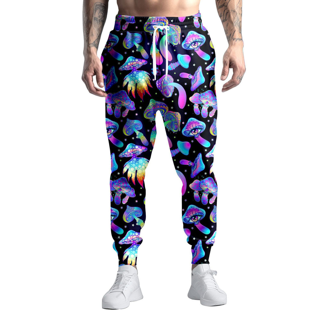 Herren Sportliche Jogginghose mit kreativem Mustermix Drune