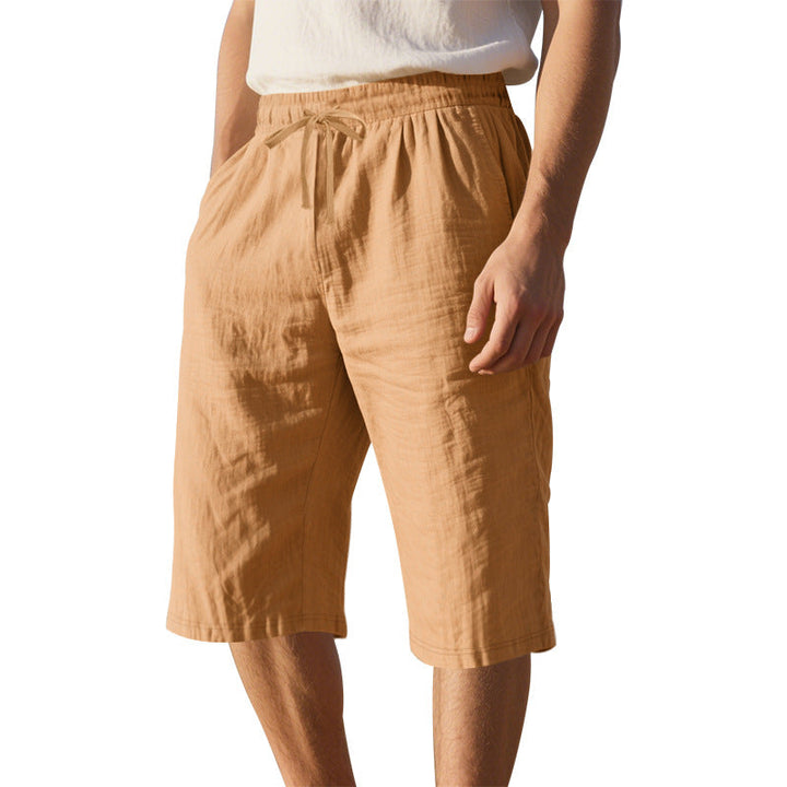 Herren leichte Freizeithose mit elastischem Bund und praktischen Taschen Drune