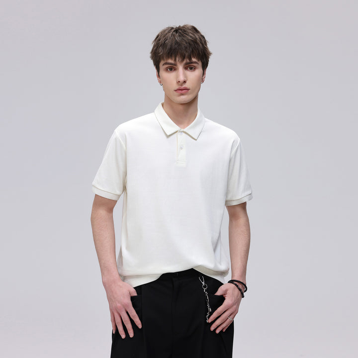 Herren Thermoregulierendes Piqué-Poloshirt mit feiner Struktur und Kurzarm Drune