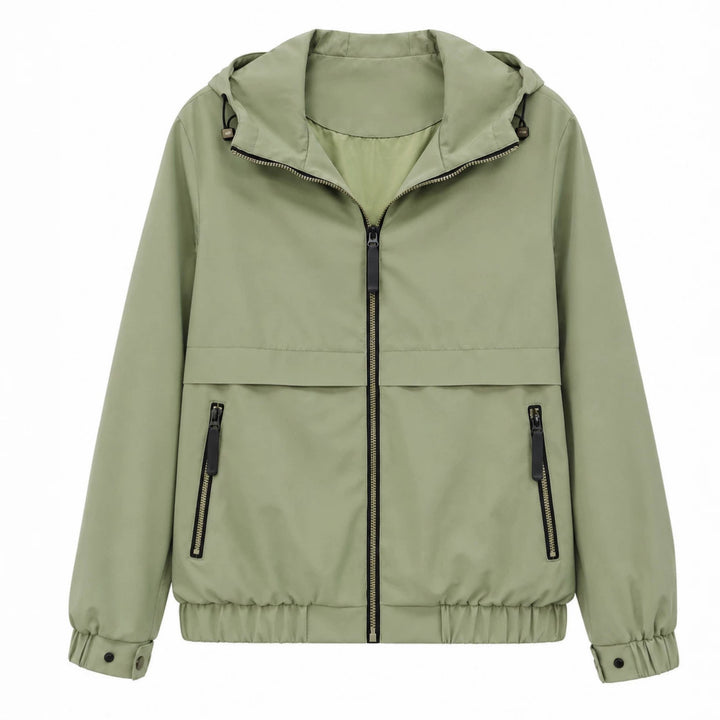 Herren Leichte Freizeitjacke mit verstellbarem Kapuze Drune