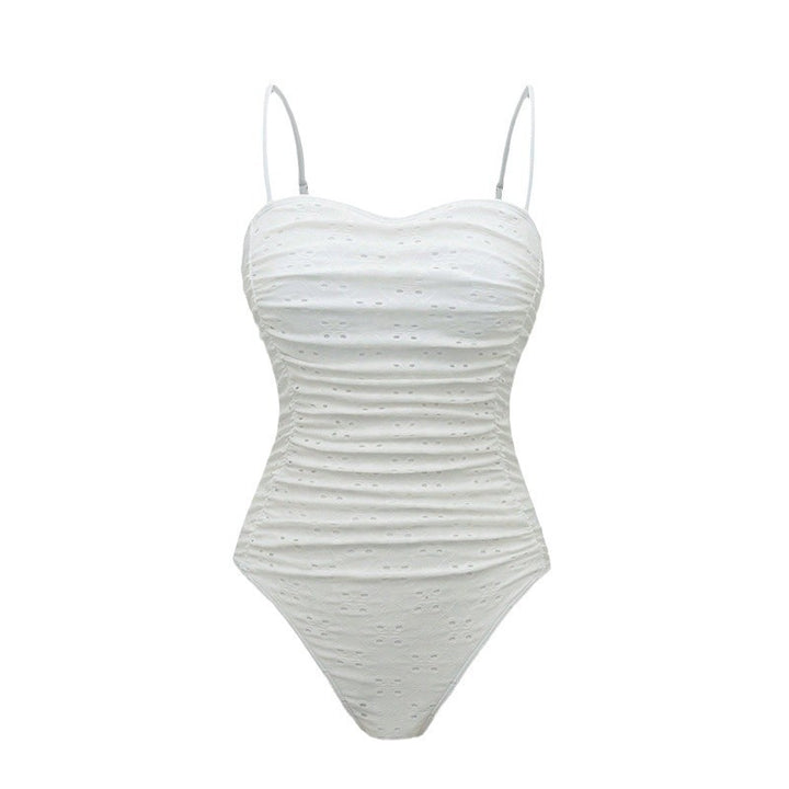 Damen Eleganter und figurbetonter Einteiler Badeanzug Drune
