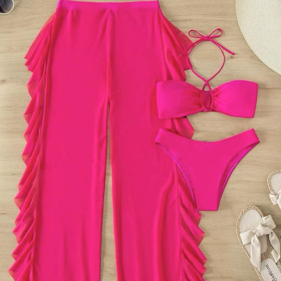 Damen Bikini-Set mit luftiger Rüschenhose Drune