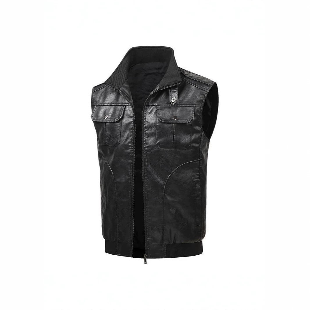 Herren Robuste Lederweste Drune