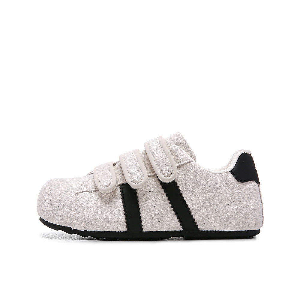 Damen Sneakers mit praktischem Klettverschluss und weichem Wildleder-Obermaterial Drune