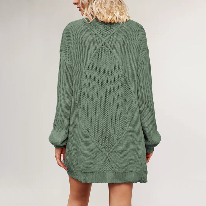 Damen Strickjacke mit Kabelmuster Drune