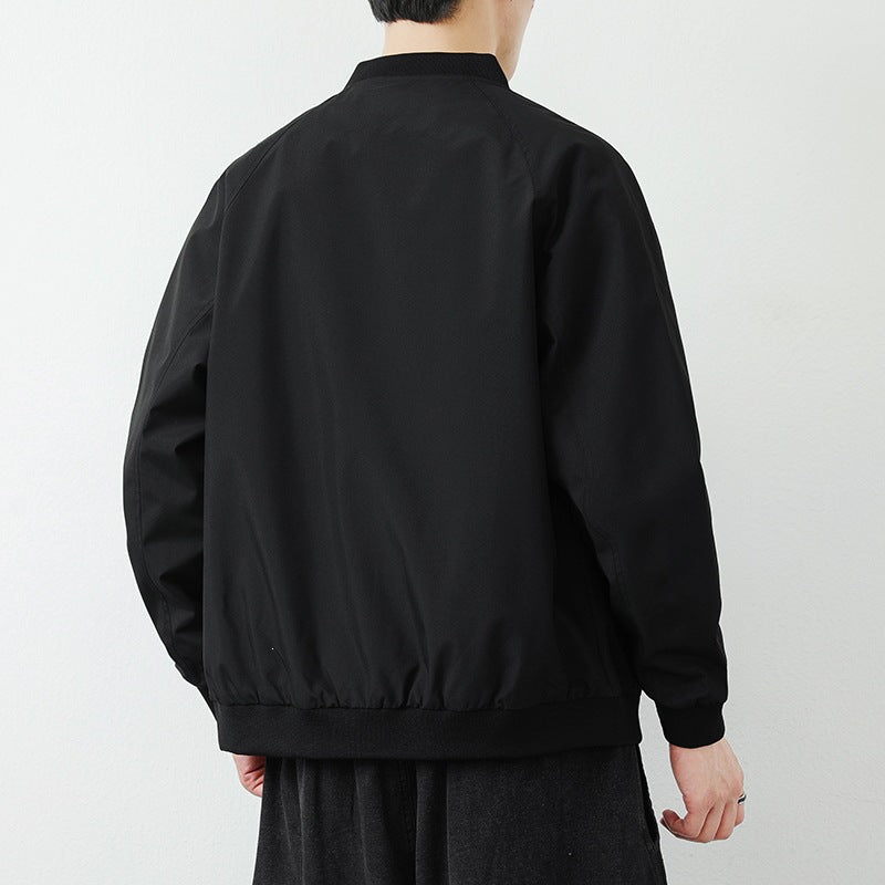 Herren Moderne Utilityjacke mit Stehkragen Drune