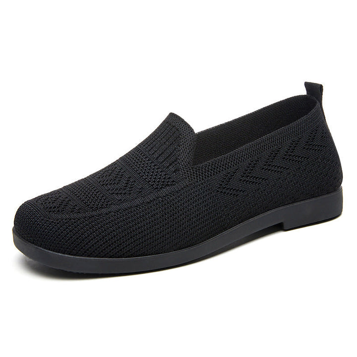 Damen Bequeme Slip-On Schuhe mit atmungsaktivem Netzwerkdesign Drune