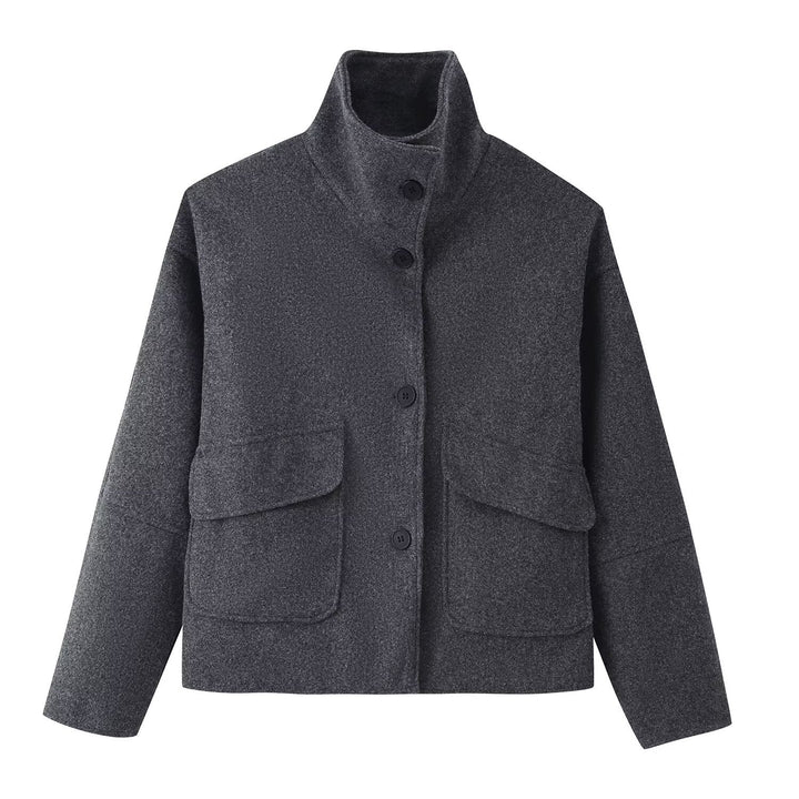 Damen komfortable Übergangsjacke aus weichem Material Drune