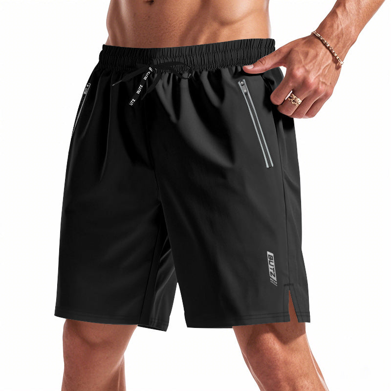 Herren Sportliche Badeshorts mit feuchtigkeitsregulierender Technologie und praktischen Reißverschlusstaschen Drune