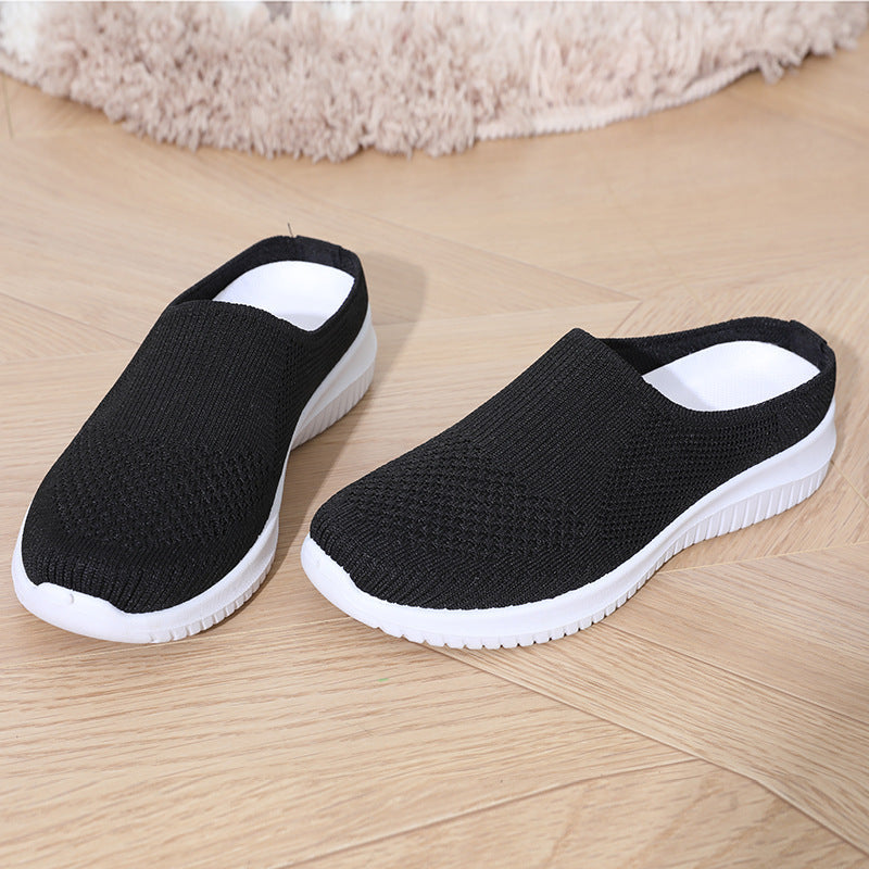 Damen bequeme und atmungsaktive Slip-On Sneaker Drune