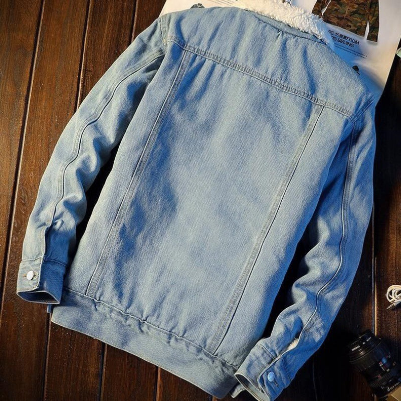 Damen Trendige Jeansjacke mit weichem Futter Drune