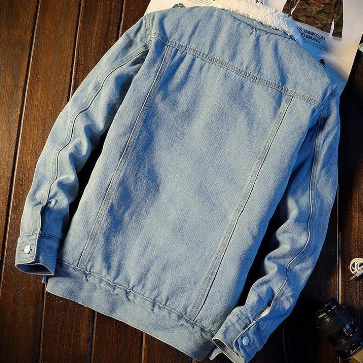Damen Trendige Jeansjacke mit weichem Futter Drune