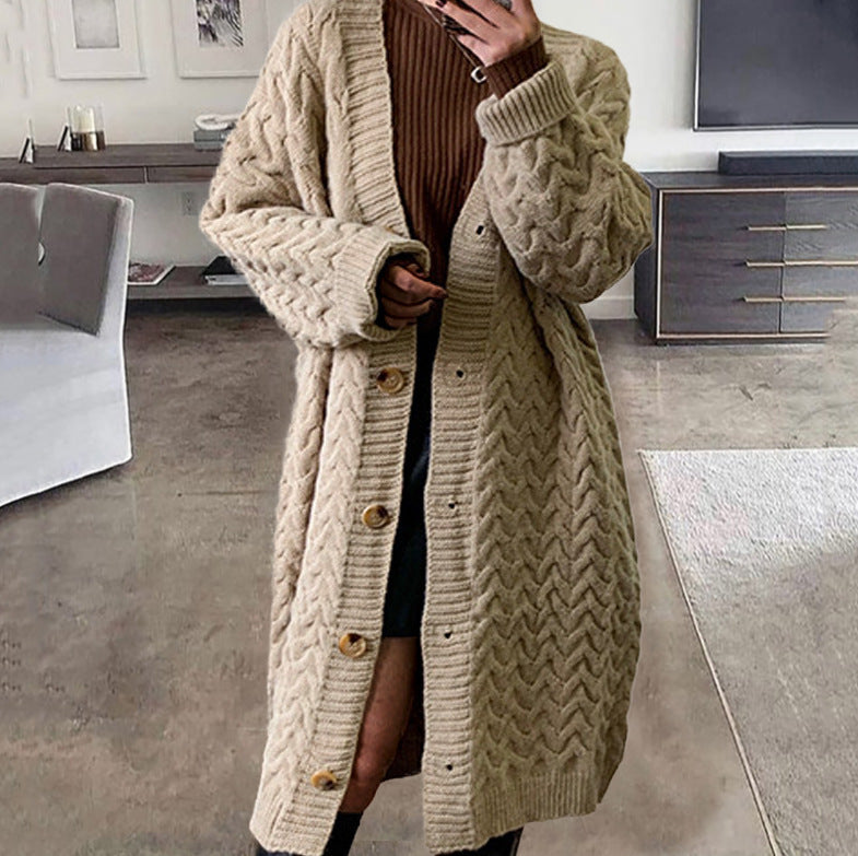 Damen Großer Strickcardigan Drune