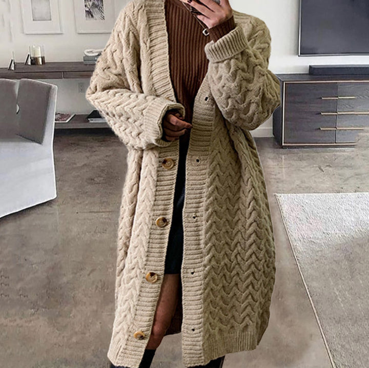 Damen Großer Strickcardigan Drune