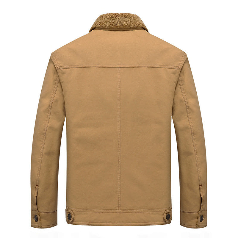 Herren Übergangsjacke mit warmem Teddyfutter Drune