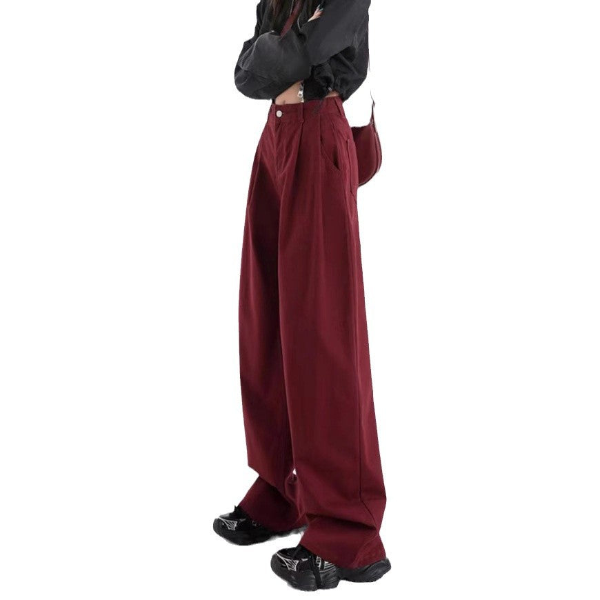 Damen Weit geschnittene Chino-Hose Drune