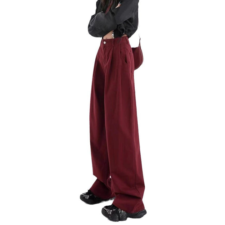Damen Weit geschnittene Chino-Hose Drune