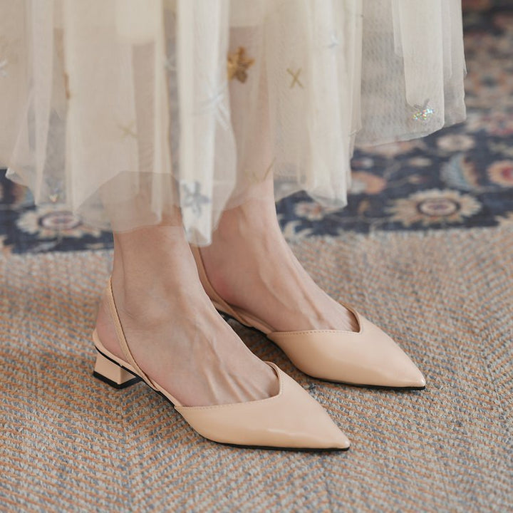 Damen Slingback-Pumps mit spitz zulaufendem Design Drune