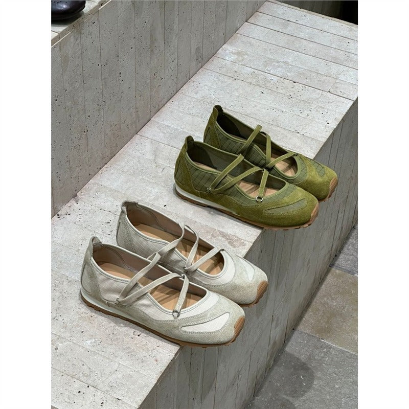 Damen Ballerinas mit elegantem Riemchen-Design Drune
